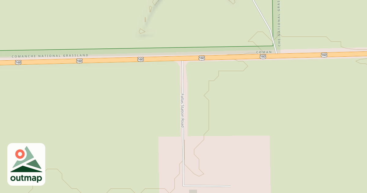 Map of FALLAS STATION