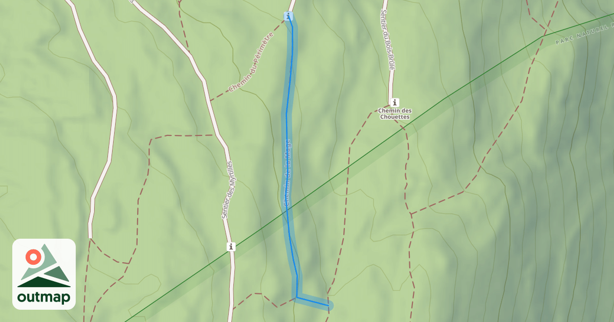 Map of Chemin de la Mage