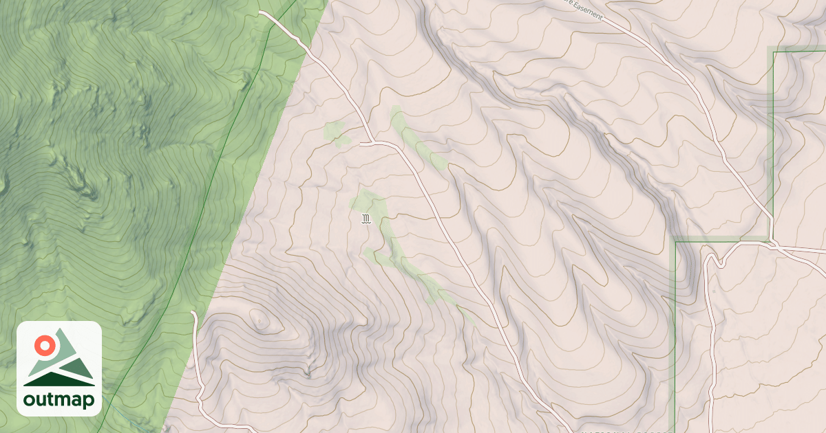 Map of COLONEL MOORE SOUTH