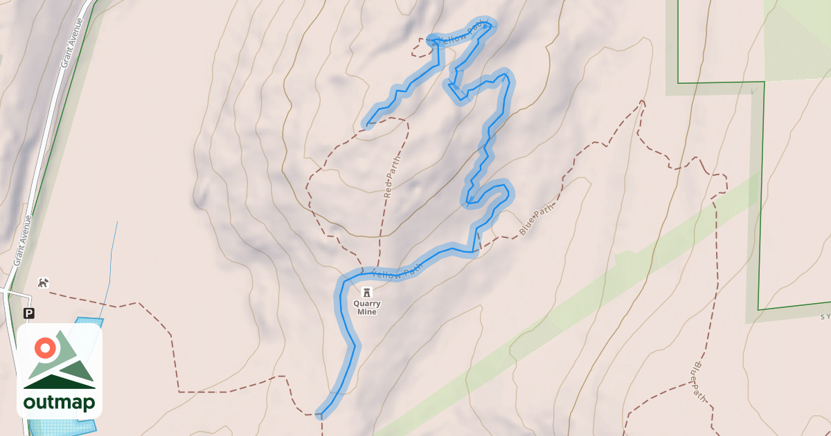 Map of Yellow Path