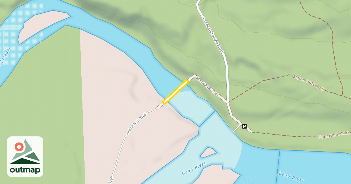Map of Spencer Stream Bridge