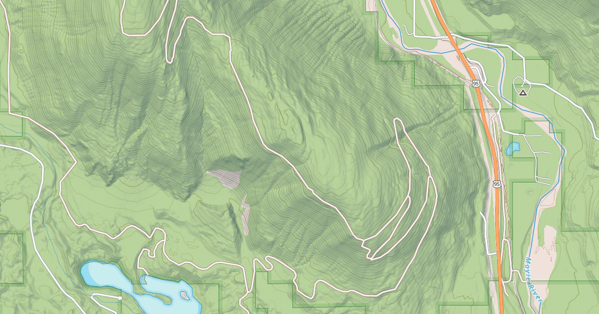 Map preview of HOGUE MOUNTAIN
