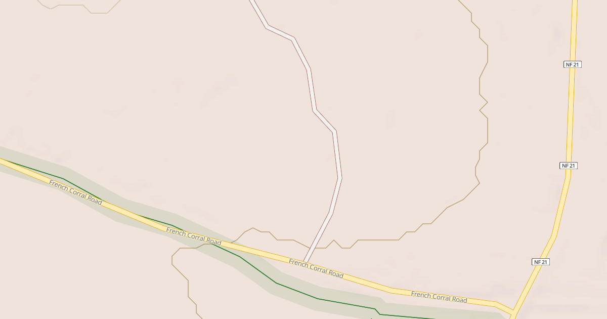 Map preview of USFS National Forest System Roads {607FE97A-80E3-4371-BE0B-0FA7A679A77B}