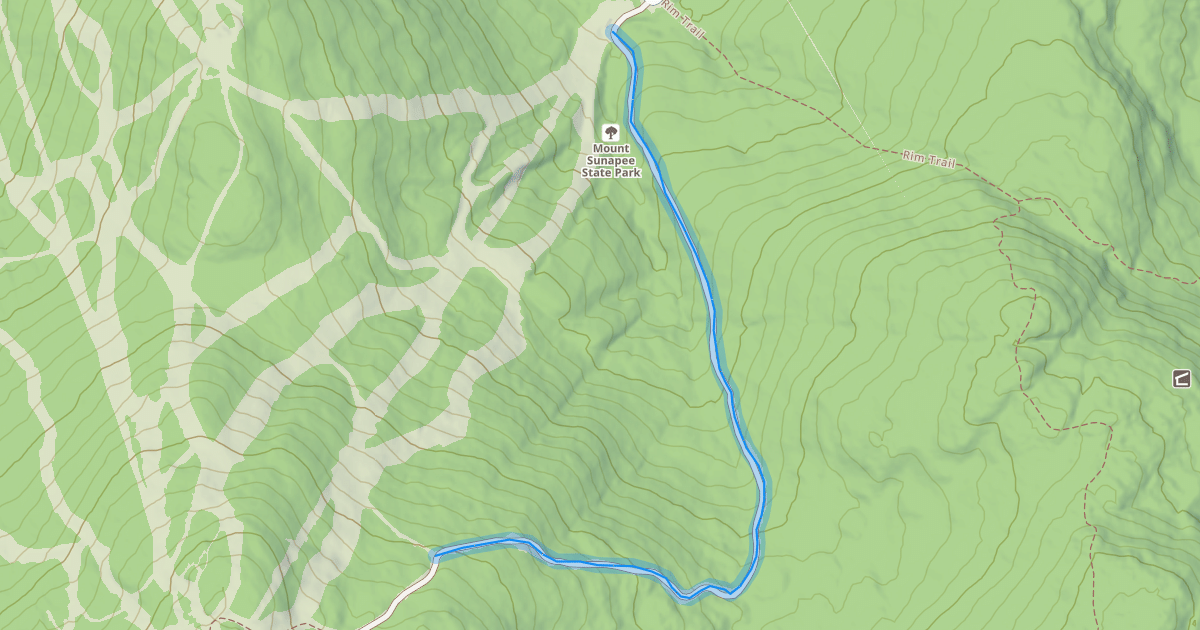 Map preview of Williamson Trail
