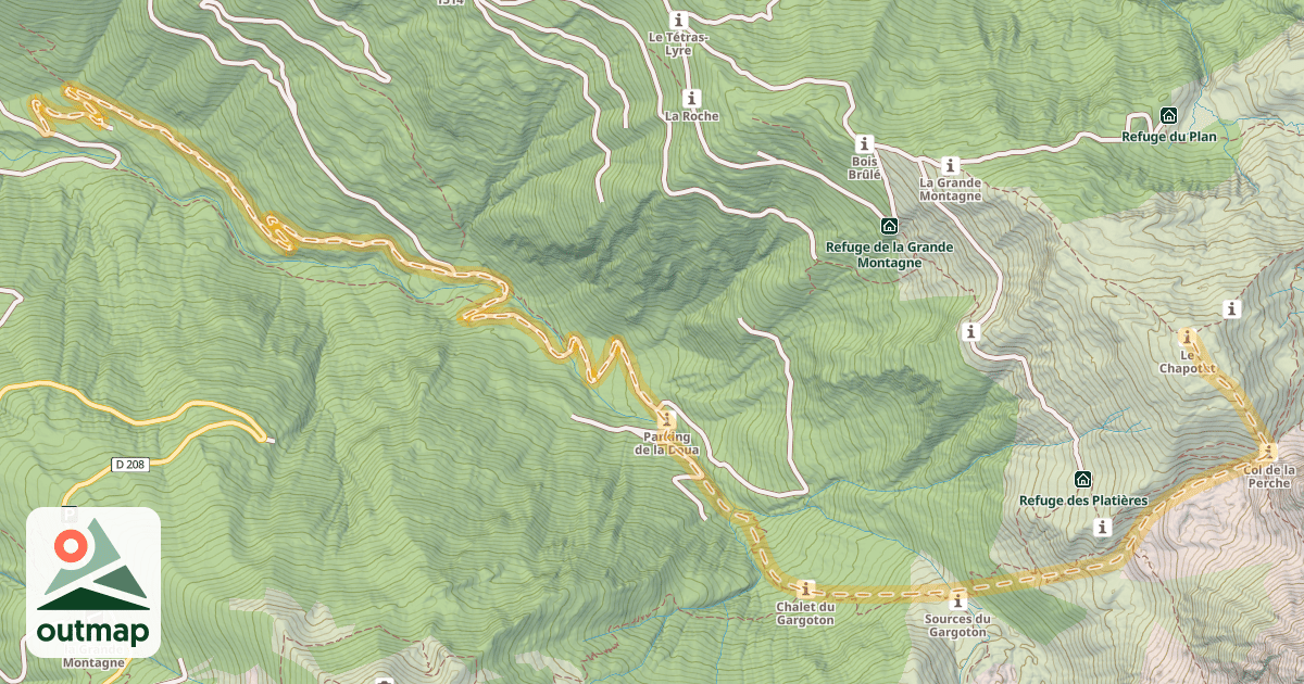Map of Chapotet — La Florence