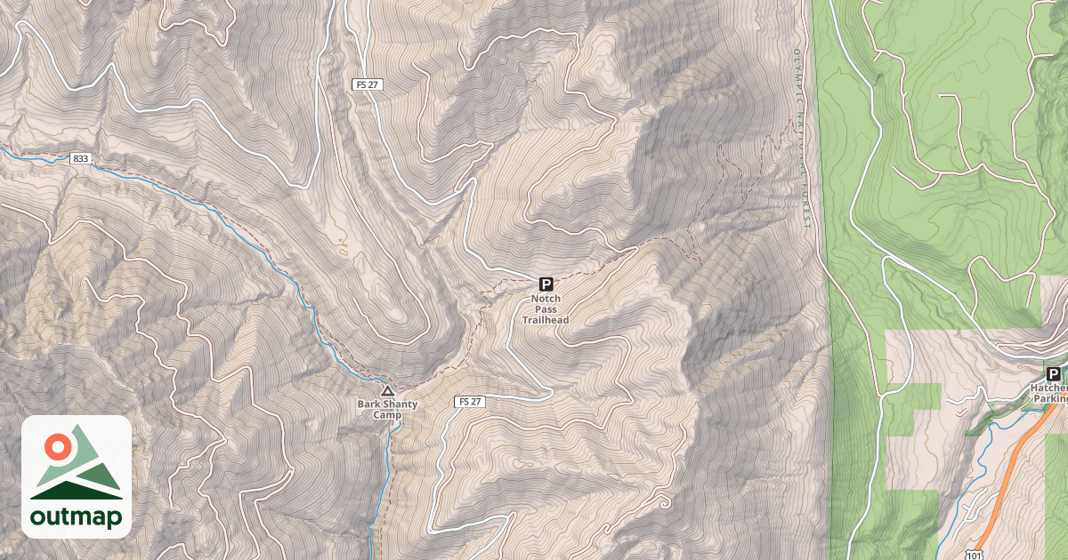 Map of USFS National Forest System Roads {E3C71F23-0B24-4A8A-A566-D45313936C7A}