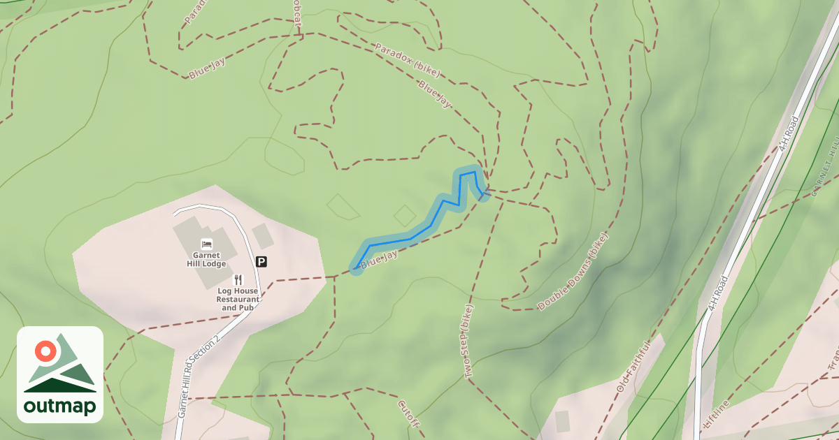 Map of Log House Loop (bike)