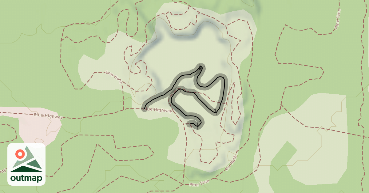 Map of Miller Mile