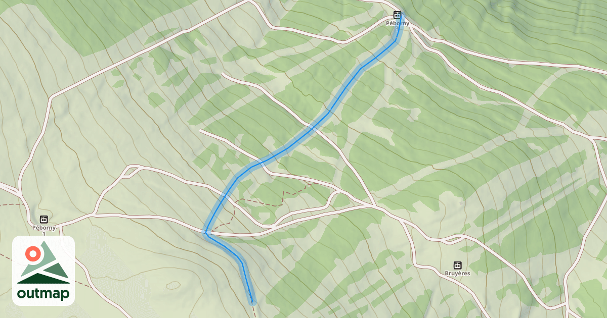 Map of Grand Tétras
