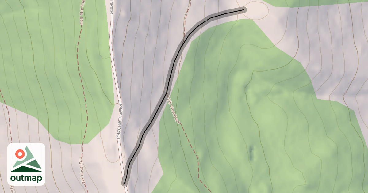 Map of Wildcat Cat Track