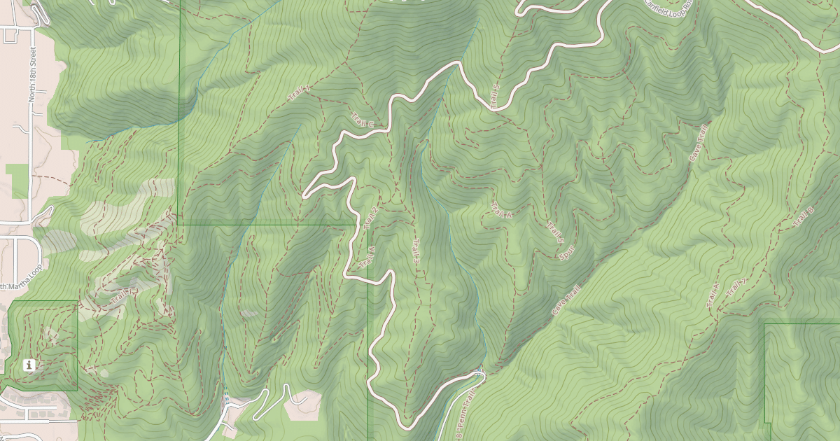Map preview of USFS Motor Vehicle Use Map Trails 10374