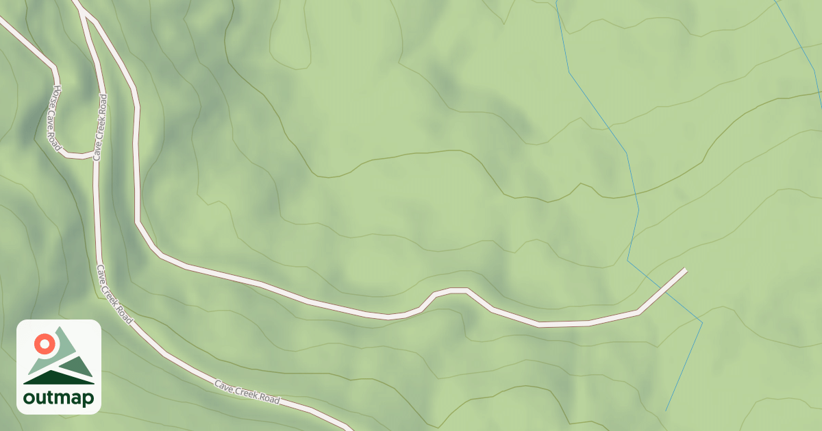 Map of LITTLE CAVE CR.