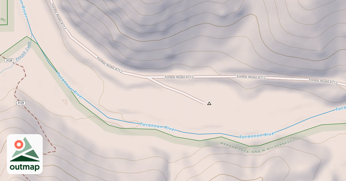 Map of DEAD HORSE CAMP
