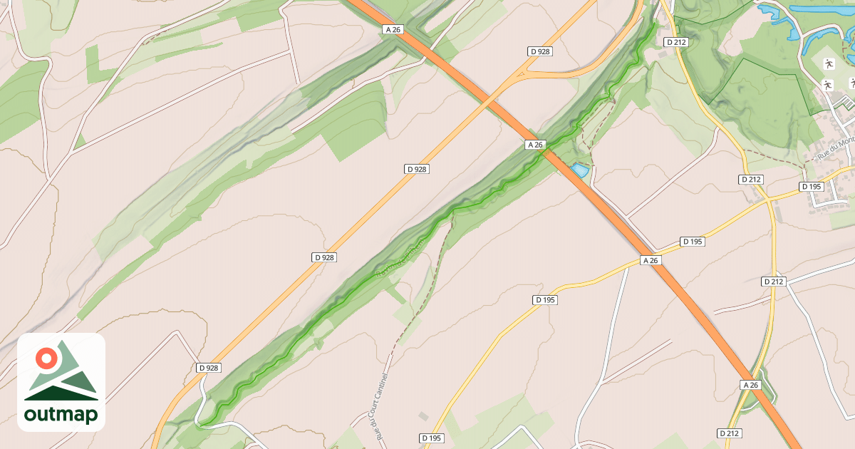 Map of Ravin de Pihem