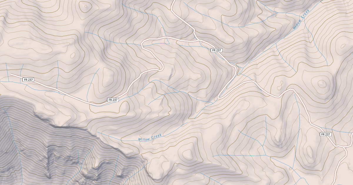 Map preview of WILLOW CR