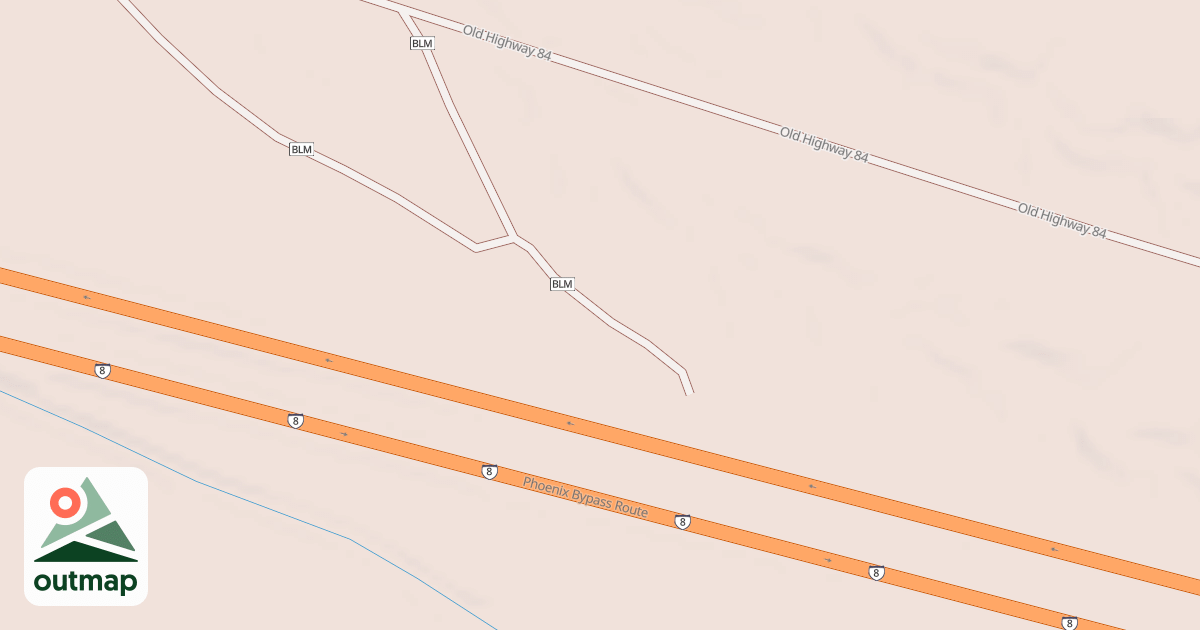 Map of BLM National GTLF Public Motorized Roads 2150c5a7-fc31-468b-9fbb-bc3acca55340
