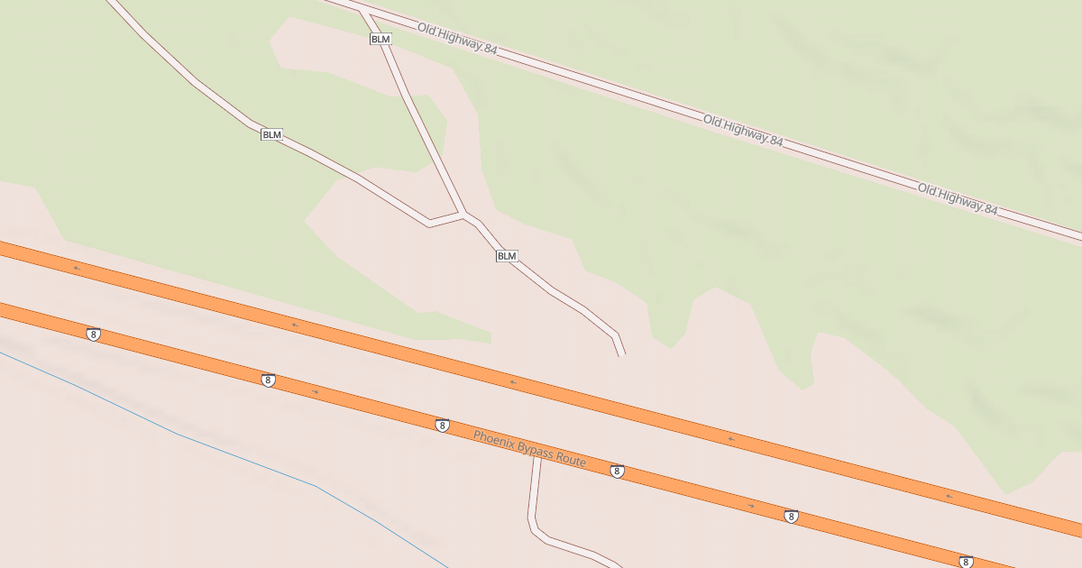 Map preview of BLM National GTLF Public Motorized Roads 2150c5a7-fc31-468b-9fbb-bc3acca55340