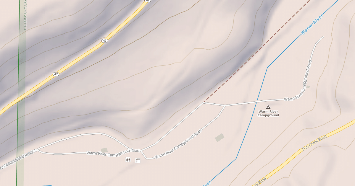Map preview of WARM RIVER CG