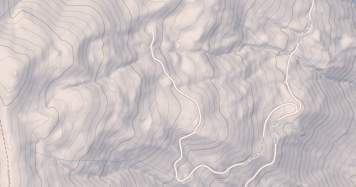 Map preview of EAST POCKET RIDGE