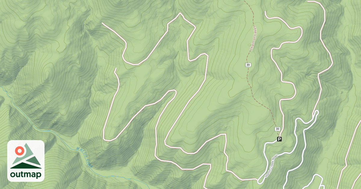 Map of (FDR) NORTHSIDE MARTIN CREEK