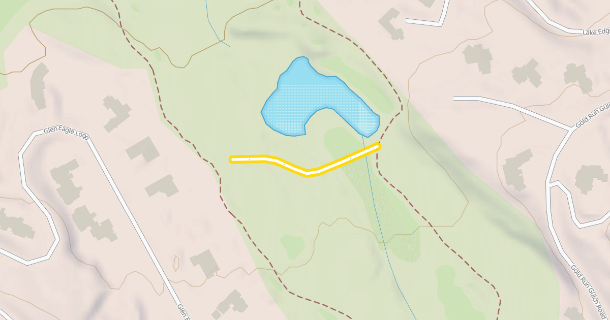 Map preview of Gold Run Shortcut