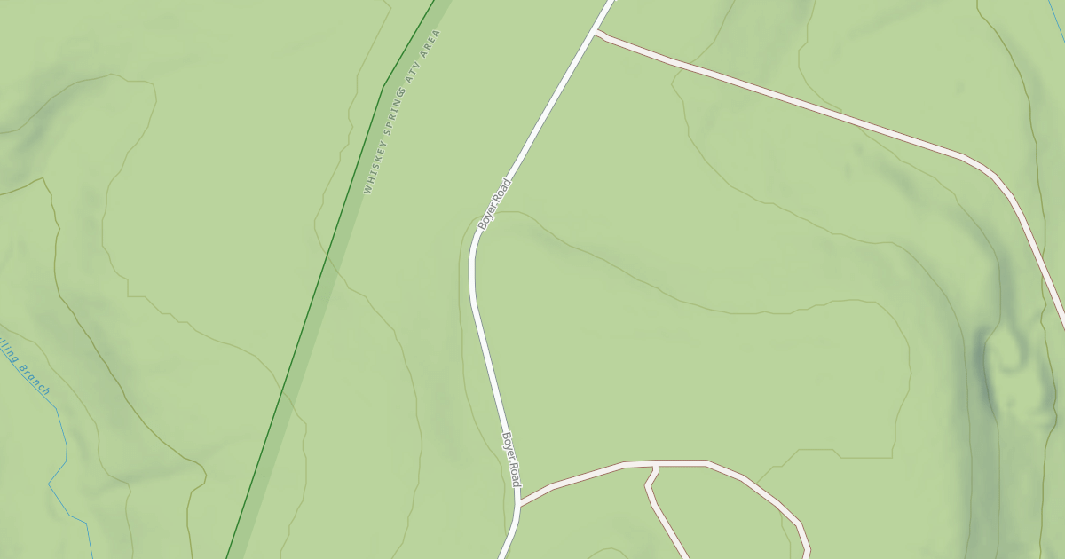 Map preview of Whiskey Springs Trails