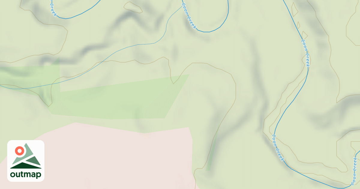 Map of Shady Oaks Native Prairie Adventure Trails