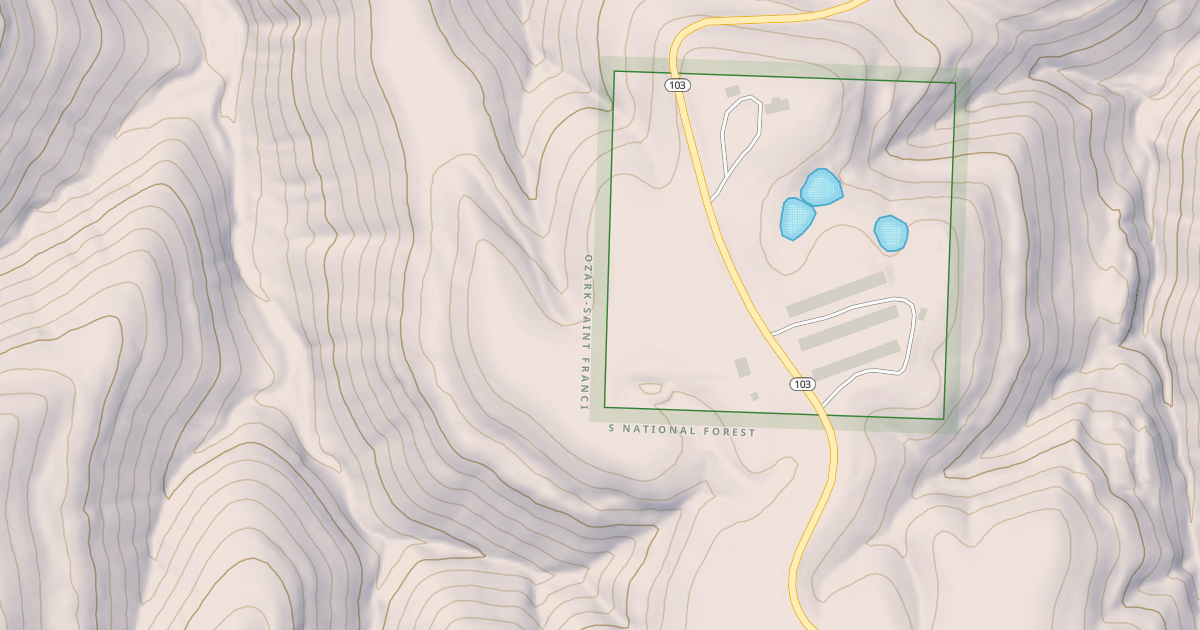 Map preview of USFS National Forest System Roads {93ACDEAB-8934-4448-B4A4-7737EBDED2A9}