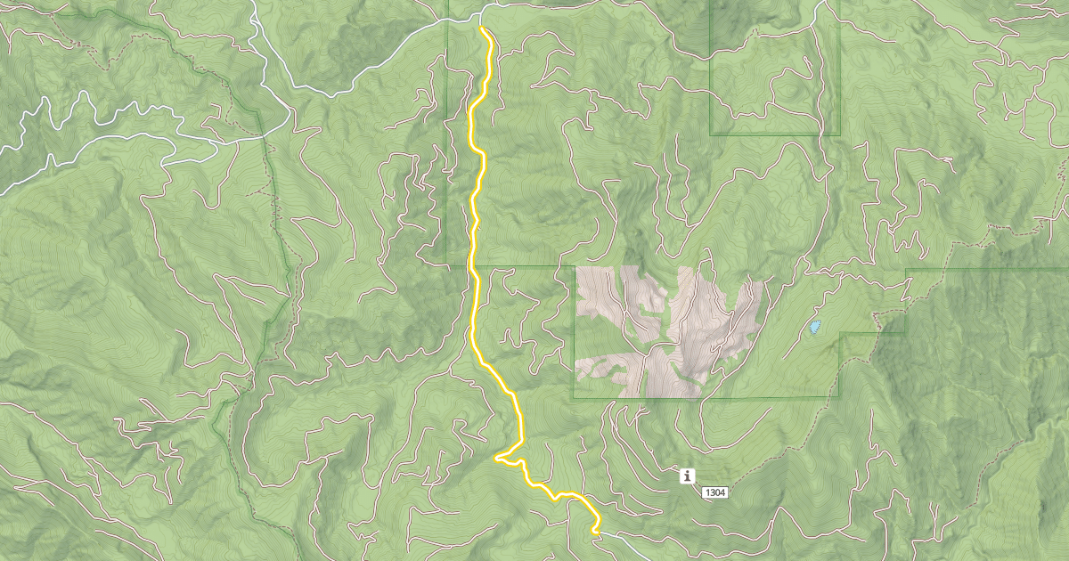 Map preview of National Forest Road 4110