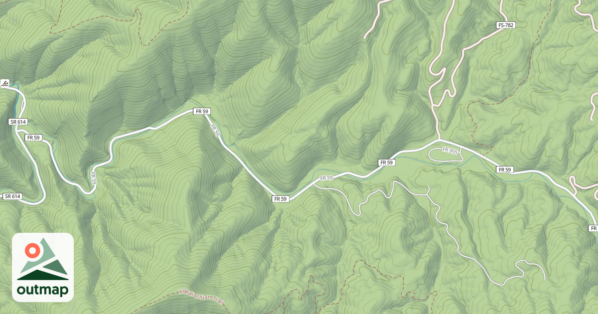Map of NORTH CREEK