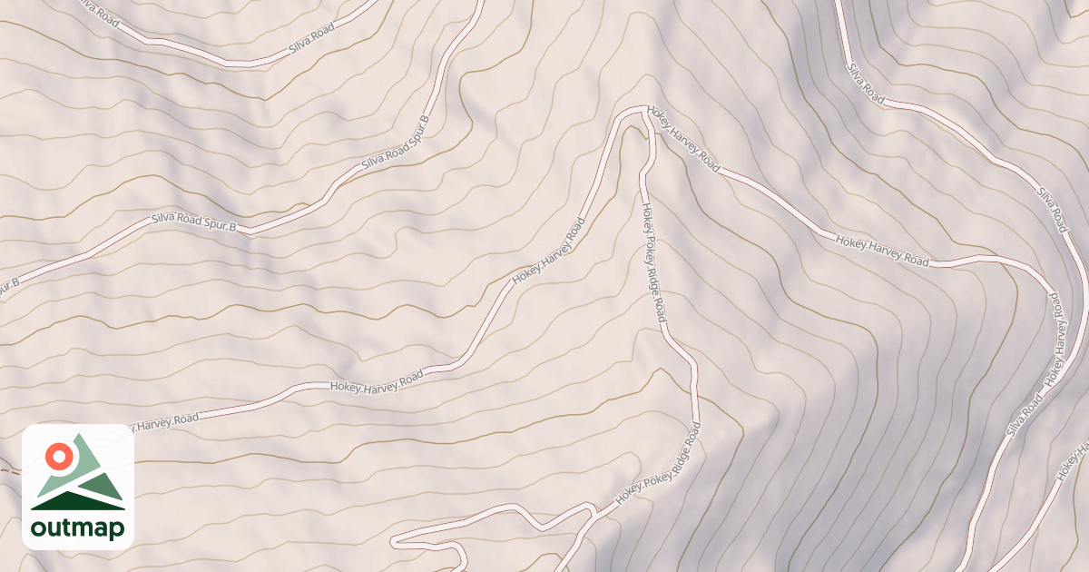 Map of HOKEY HARVEY