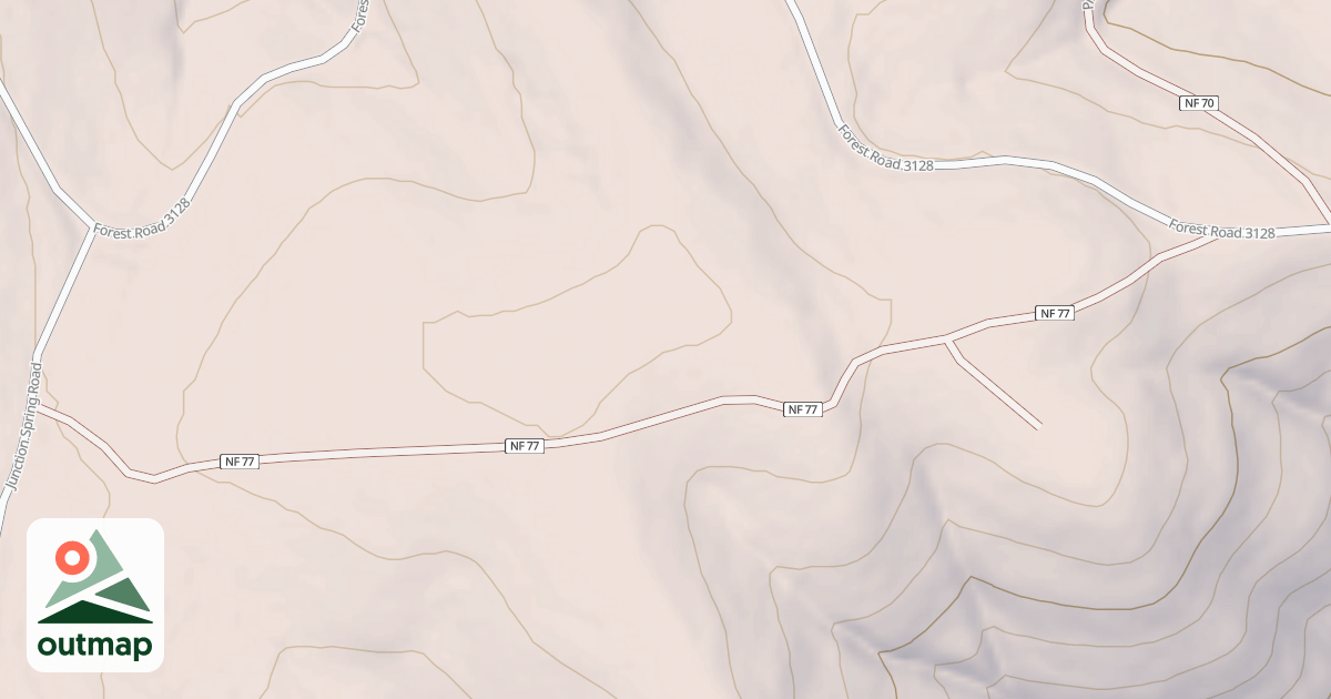 Map of OLD BLACK MTN CG
