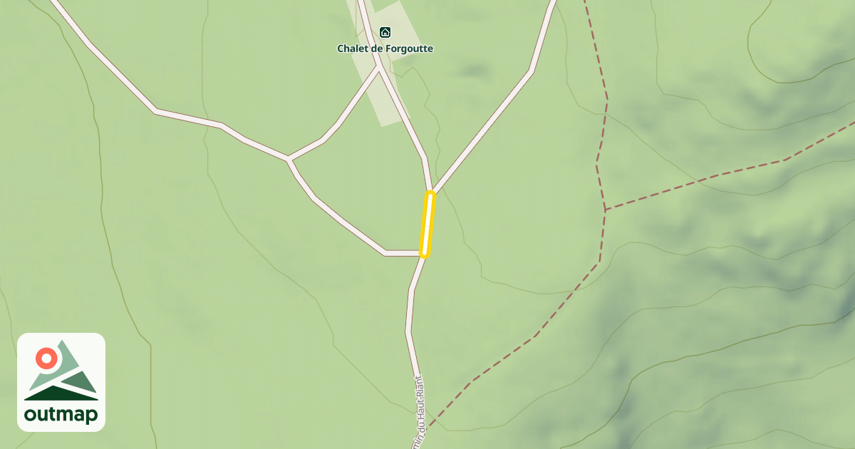Map of Chemin du Haut-Riant