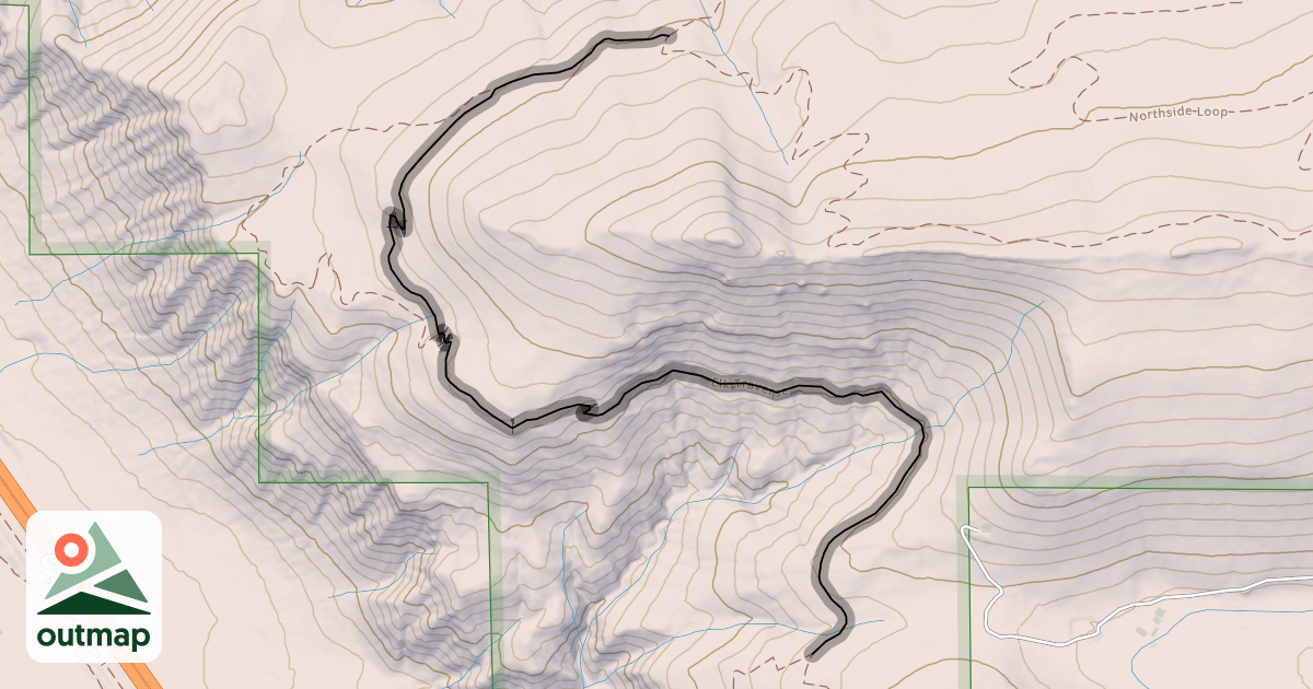Map of Elk Traverse