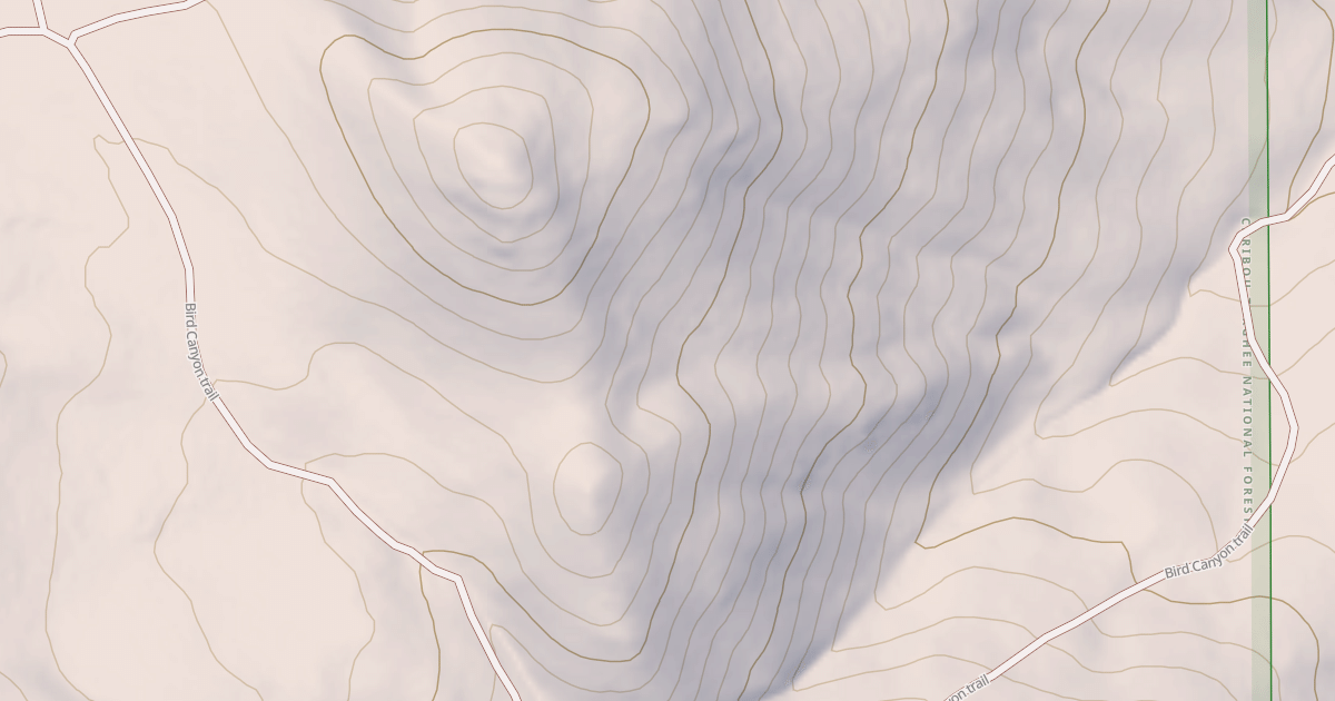 Map preview of Bird Canyon
