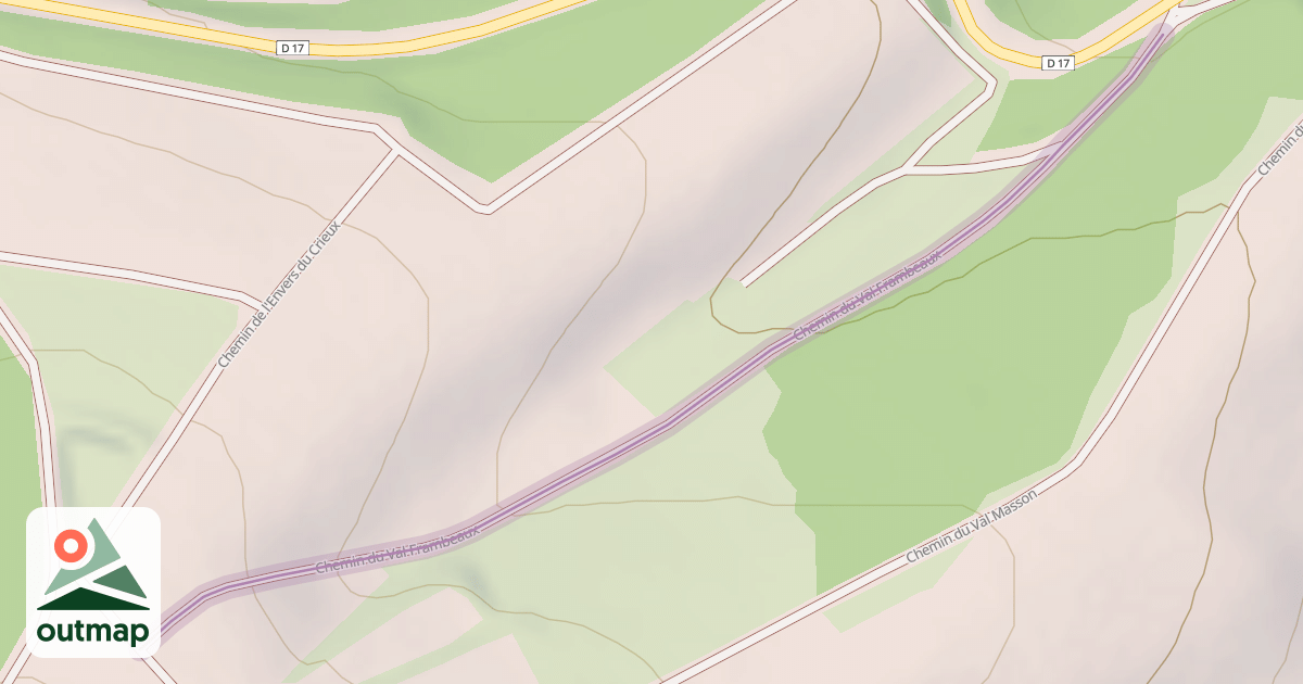 Map of Chemin du Val Frambeaux