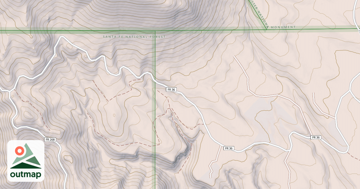 Map of RABBIT MTN
