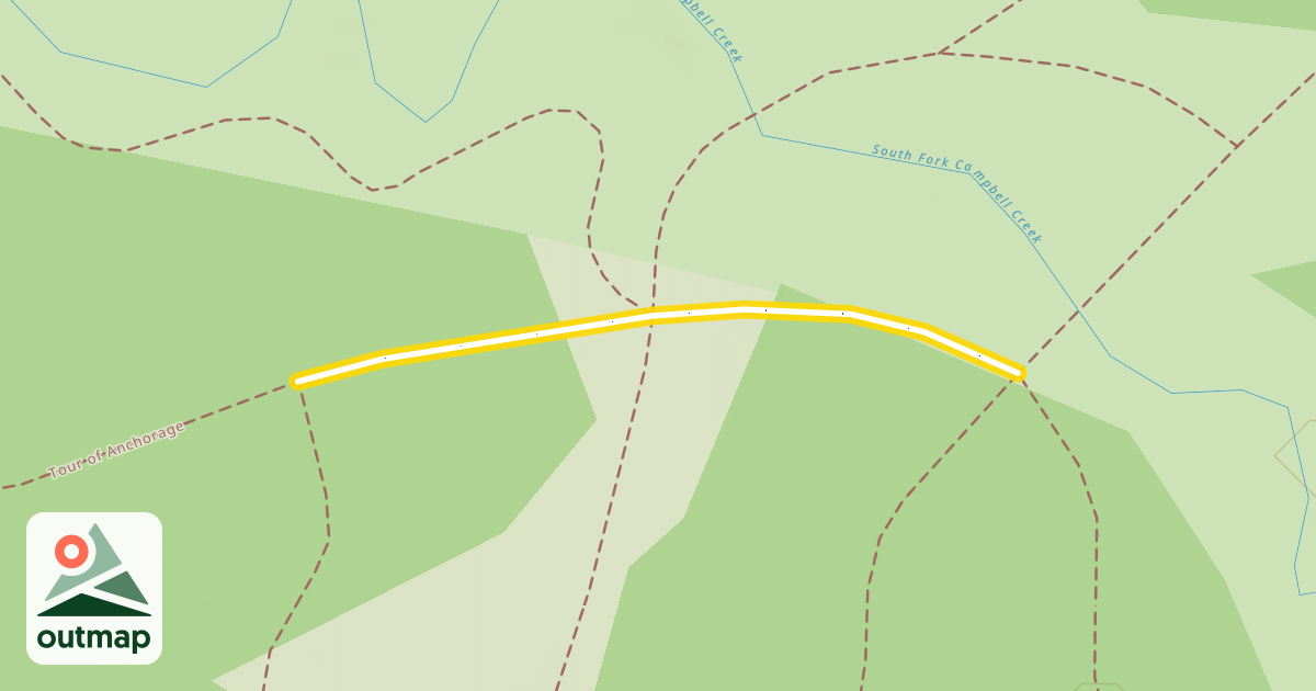 Map of Tour of Anchorage