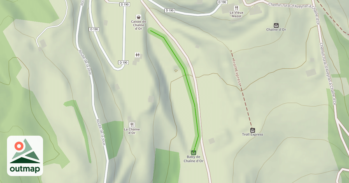 Map of Baby Chaine d'Or