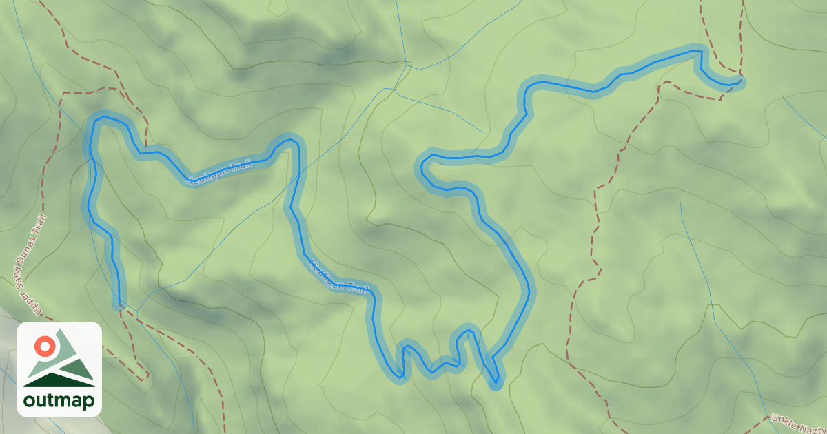 Map of Hooligan Trail