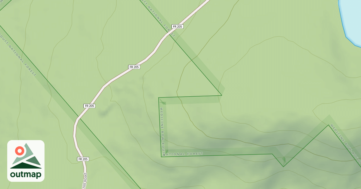 Map of GOLD HILL