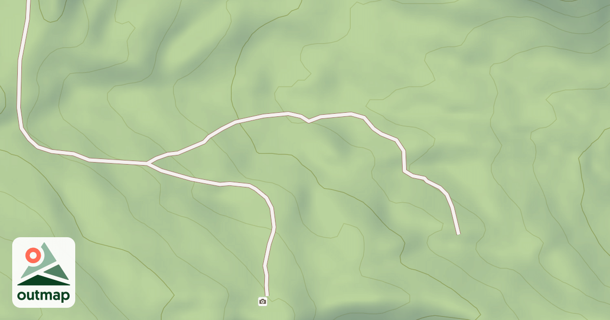 Map of Flat Mountain Trail 25