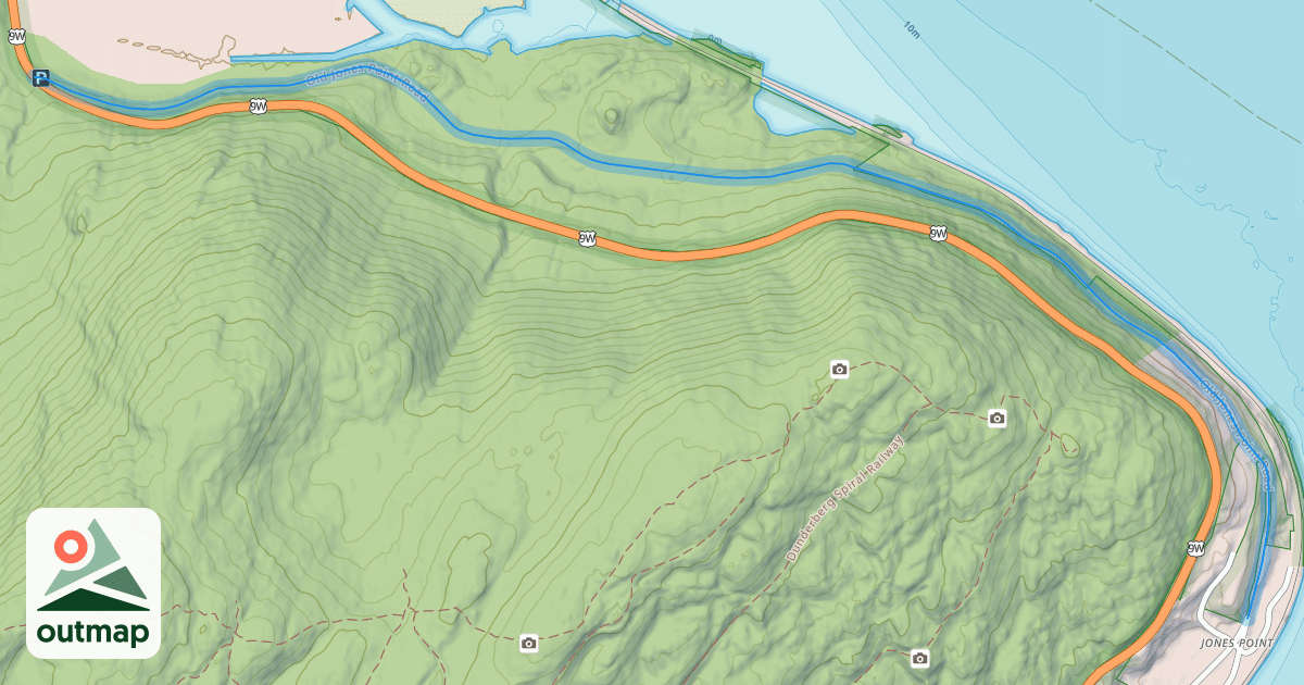 Map of Old Jones Point Road