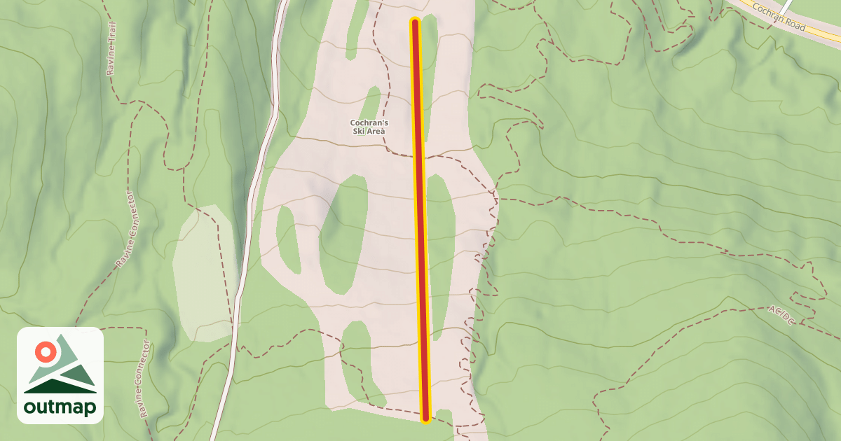 Map of Cochran's T-Bar