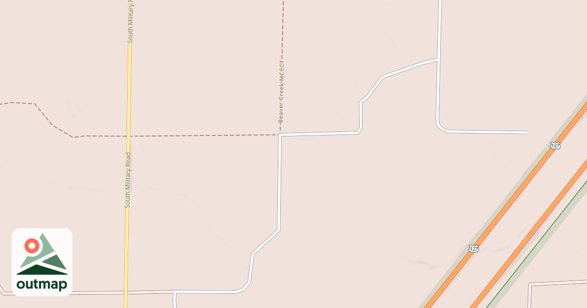 Map of Beaver Creek Trail Mccct