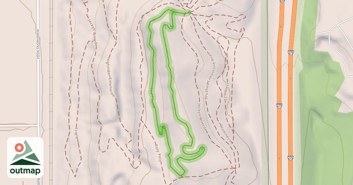 Map of Lee's Loop