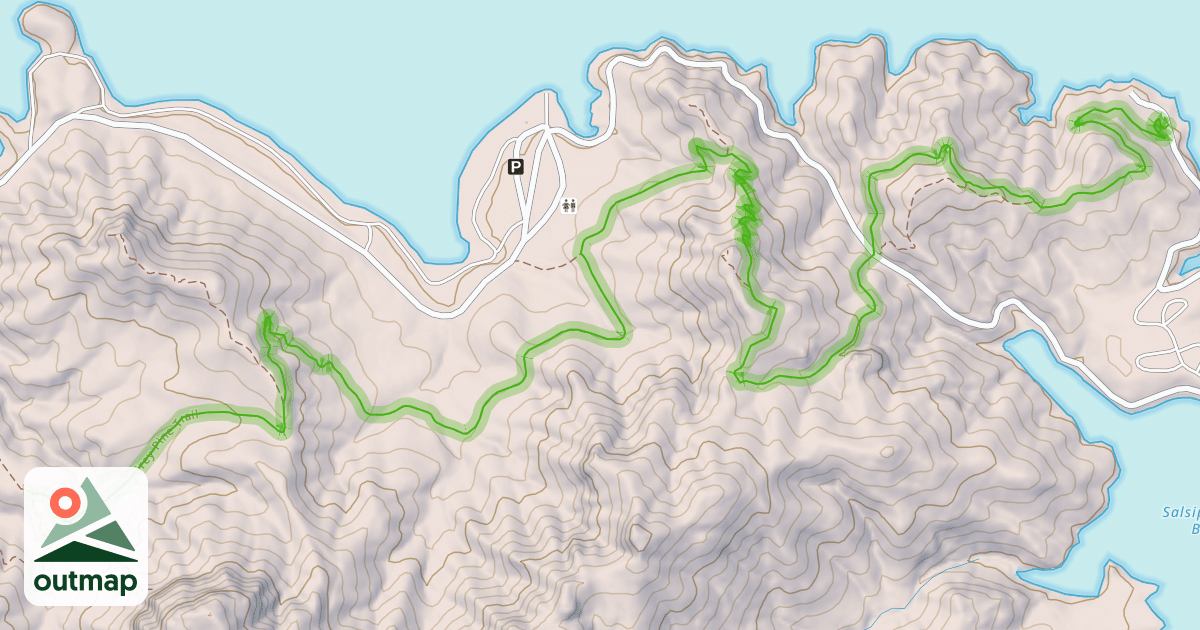 Map of Grey Pine Trail