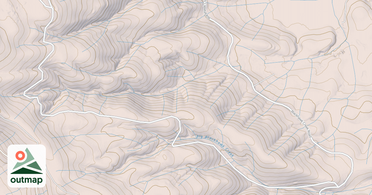 Map of BLACKHAWK LOOP
