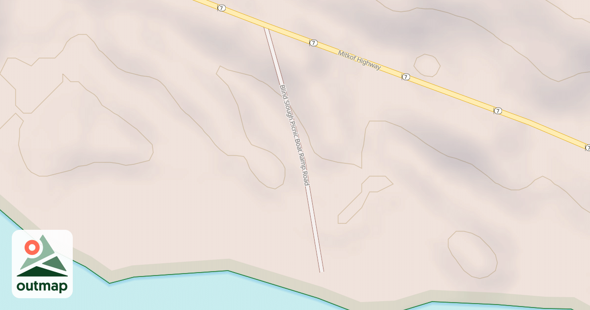 Map of BLIND SLOUGH PICNIC BOAT RAMP