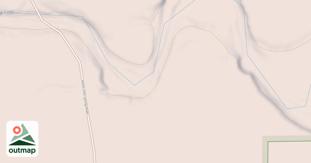 Map of NORTH IRON SPRING A